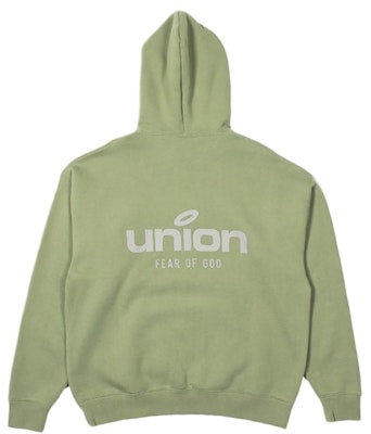Fear of God x Union 30 Tahun Vintage Hoodie Army Buy Fear of God x Union 30 Tahun Vintage Hoodie Army