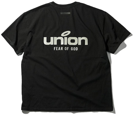 Fear of God x Union 30 Year Vintage Tee Black Buy Fear of God x Union 30 Year Vintage Tee Black