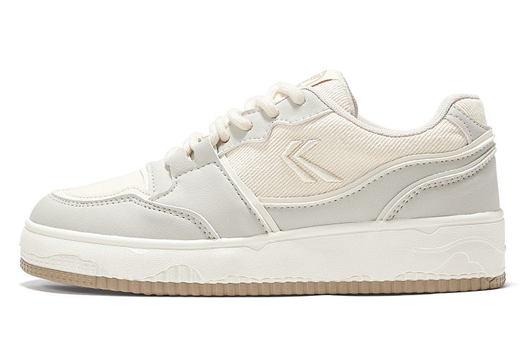 Feiyue Beige Low-Top Casual Sneakers - Simple Stylish Comfort Thick Sole FXY-943T Beige