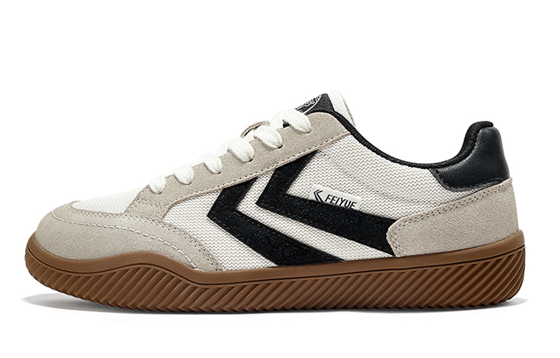 Feiyue Classic Casual Trainers Retro Style Low-Top Sneakers . FXY-982ZG05 Gray/Beige