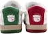 Feiyue Luckycat x Low-Top Kanvas 'Putih Merah Hijau' DF/H-0059
