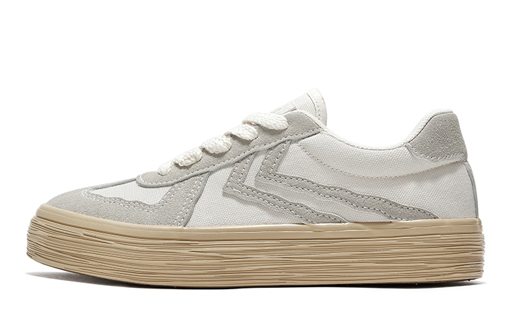 Feiyue Trainer Beige Khaki Minimalist Casual Low-Top Sneakers . FXY-939TC Beige Mica.