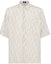 Order FENDI Beige Monogram Print Button-Up Short-Sleeve Shirt SS23 Collection FS0795AN0KF18DO