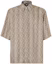 Order FENDI Beige Short Sleeve Shirt with All-Over Logo Print. FS0795AR6FF1MTK