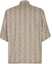 Lookbook FENDI Beige Short Sleeve Shirt with All-Over Logo Print. FS0795AR6FF1MTK