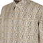 Shop FENDI Beige Short Sleeve Shirt with All-Over Logo Print. FS0795AR6FF1MTK