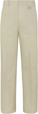 FENDI 米色直筒拉鍊多口袋工裝長褲 FB0976AR8WF1NIL Order FENDI 米色直筒拉鍊多口袋工裝長褲 FB0976AR8WF1NIL