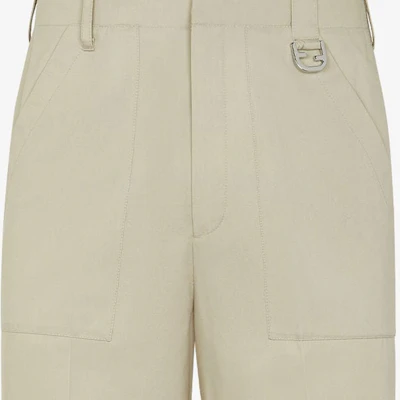 FENDI 米色直筒拉鍊多口袋工裝長褲 FB0976AR8WF1NIL Purchase FENDI 米色直筒拉鍊多口袋工裝長褲 FB0976AR8WF1NIL