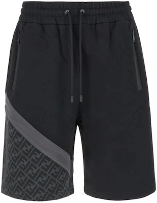 FENDI Bermuda Negra con Logo de Letras y Cordón Ajustable. FAB656AN67F1N6F Buy FENDI Bermuda Negra con Logo de Letras y Cordón Ajustable. FAB656AN67F1N6F