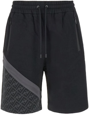FENDI Bermuda Negra con Logo de Letras y Cordón Ajustable. FAB656AN67F1N6F Order FENDI Bermuda Negra con Logo de Letras y Cordón Ajustable. FAB656AN67F1N6F