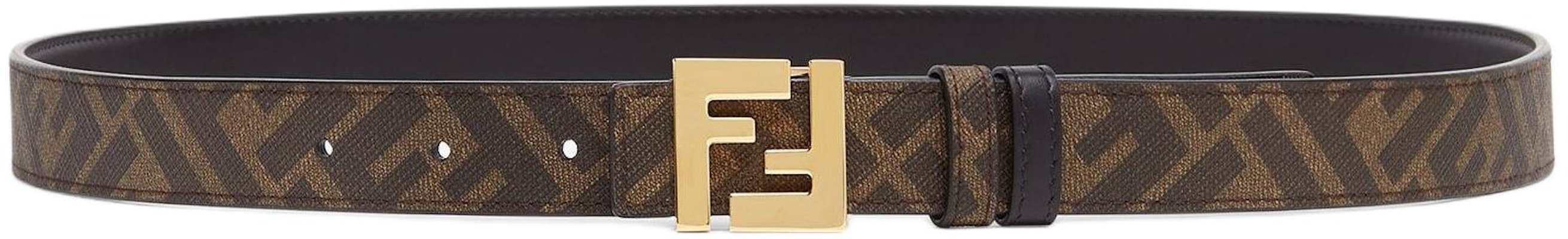 FENDI Black Calfskin Leather Belt with Logo, 2.5cm Width. 7C0511AFF2F1A94 Lookbook FENDI Black Calfskin Leather Belt with Logo, 2.5cm Width. 7C0511AFF2F1A94