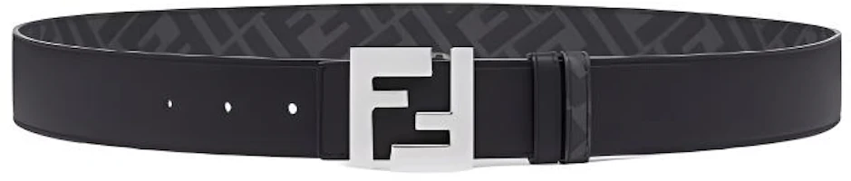 Order FENDI 黑色小牛皮皮帶,附標誌,寬3.5公分。 7c0424AGR9F0GXN