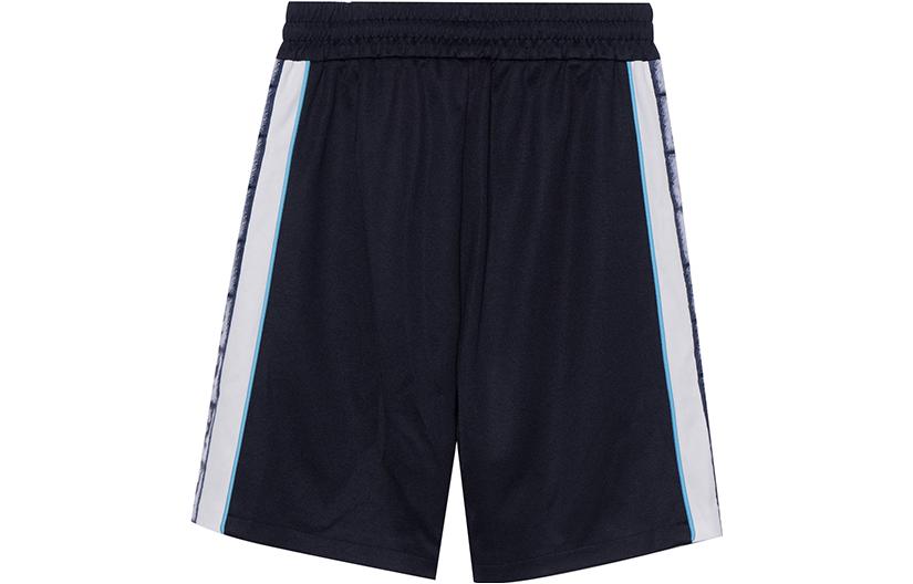 Lookbook FENDI  Black Colorblock Stripe Print Elastic Waist Casual Shorts. FAB665AN5XF1KRS