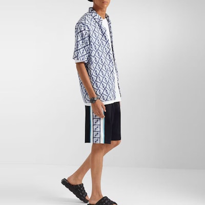 FENDI Black Colorblock Stripe Print Elastic Waist Casual Shorts. FAB665AN5XF1KRS Purchase FENDI Black Colorblock Stripe Print Elastic Waist Casual Shorts. FAB665AN5XF1KRS