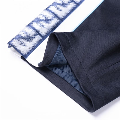 FENDI Black Colorblock Stripe Print Elastic Waist Casual Shorts. FAB665AN5XF1KRS 1