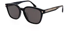 Buy FENDI Black Irregular Acetate Sunglasses with Logo Temple Design. FE40001U01A