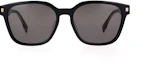 Lookbook FENDI Black Irregular Acetate Sunglasses with Logo Temple Design. FE40001U01A