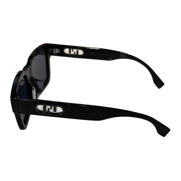 FENDI  Black Irregular Cutout Design Sunglasses. FE40107F5601V 圖 4
