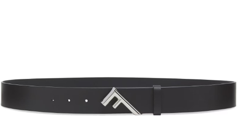 FENDI Black Leather Belt with F Logo Smooth Buckle 3.5cm Width. 7C0508AP1HF0GXN Order FENDI Black Leather Belt with F Logo Smooth Buckle 3.5cm Width. 7C0508AP1HF0GXN