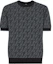 Buy FENDI Black Logo Knit Crewneck Short Sleeve Sweater. FZY443AKEWF1HXU