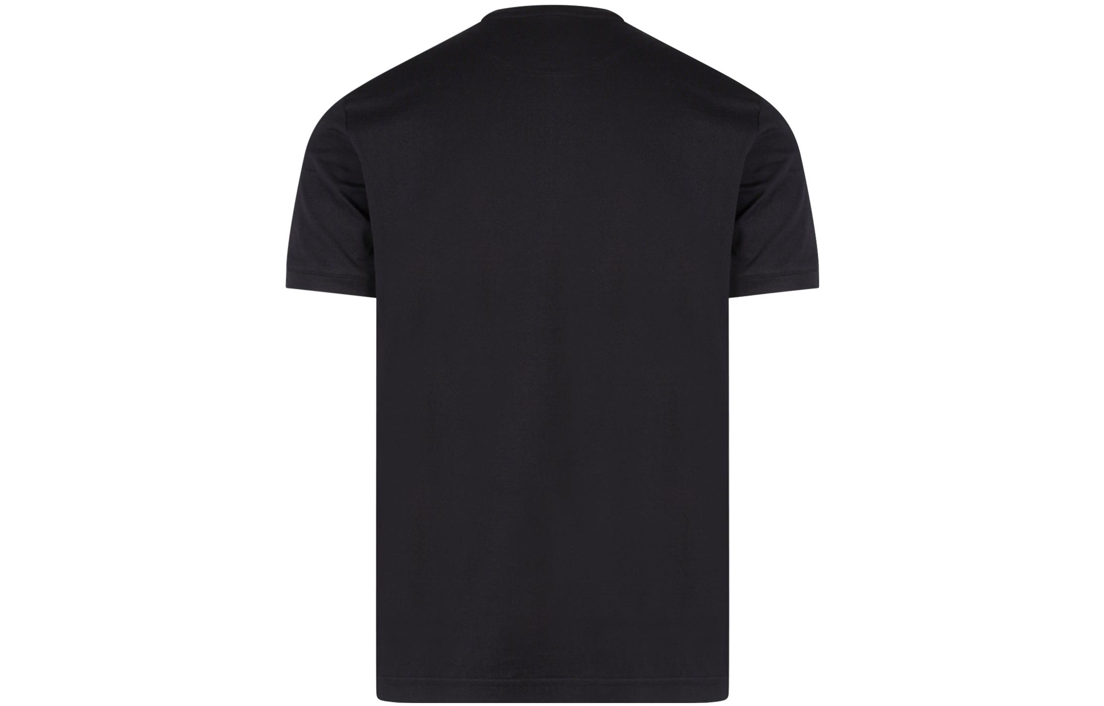 Lookbook 芬迪 黑色Logo印花圆领T恤 FW22 FY0894AL67F0QA1