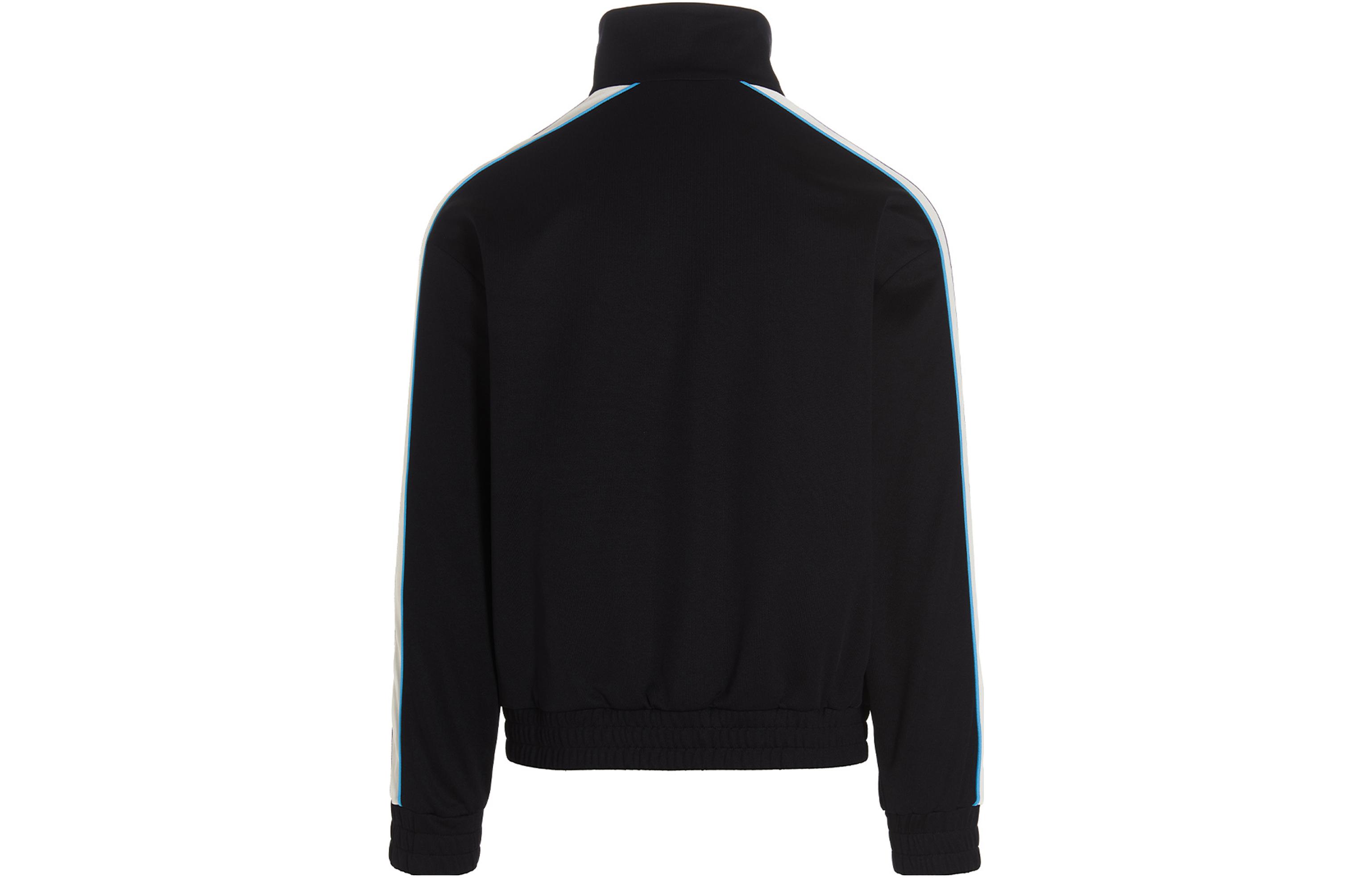 Lookbook フェンディ ブラック ロゴプリント スタンドカラー トラックジャケット SS23 FAF680AN5XF1KRS