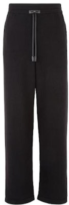FENDI Black Solid Color Elastic Straight-Leg Casual Pants FZR016AQL8F0QA1 Order FENDI Black Solid Color Elastic Straight-Leg Casual Pants FZR016AQL8F0QA1