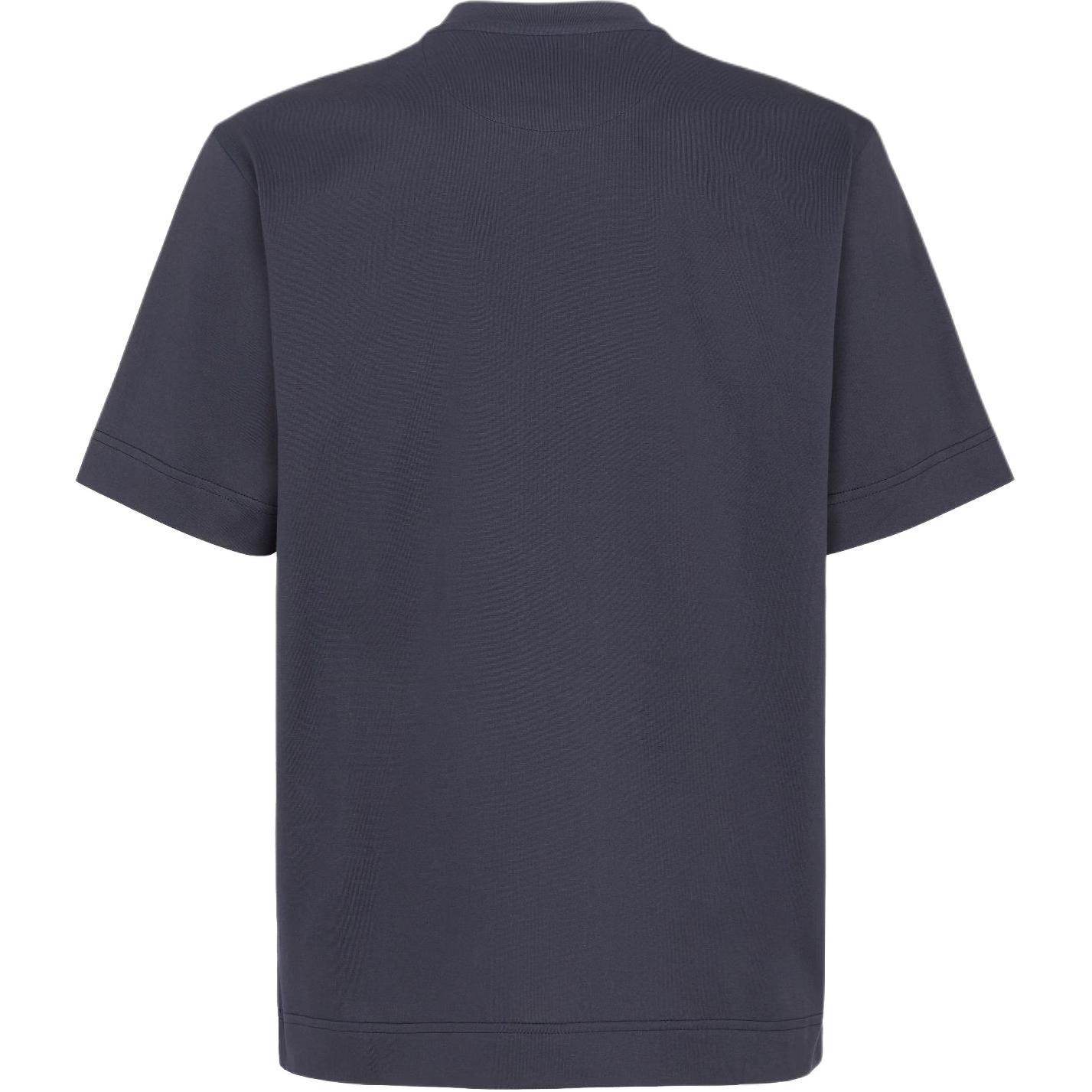 FENDI  Blue Embroidered Logo T-Shirt 7th Anniversary Limited Edition FW24. FY0936ATC7F0QB0 圖 3