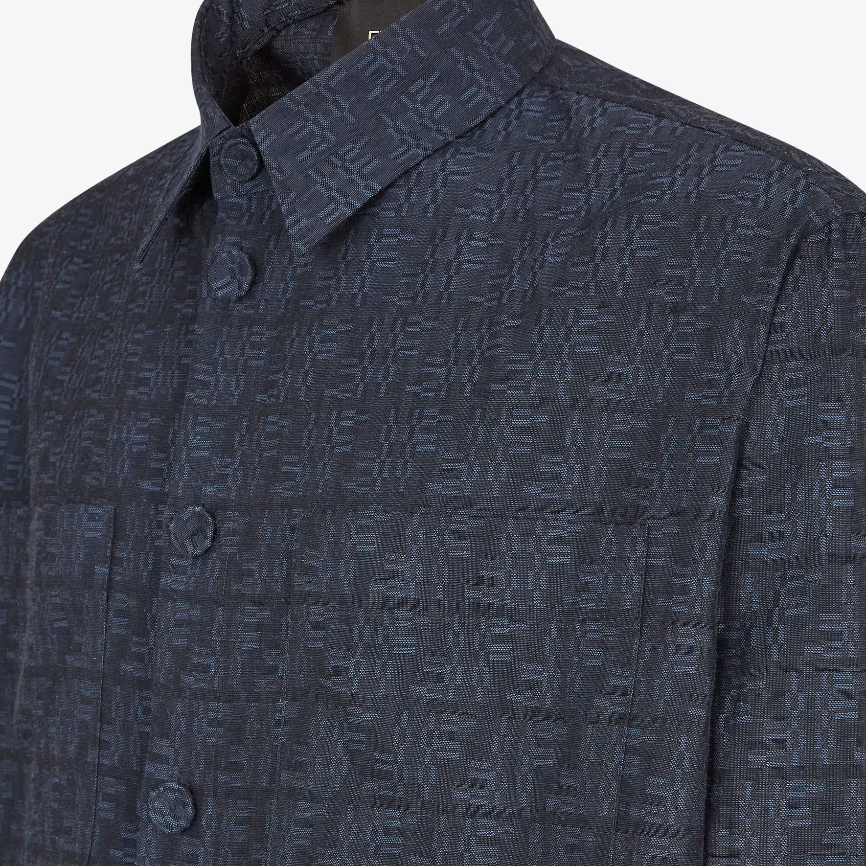 Purchase フェンディ ブルージャカードロゴ シングルブレスト 長袖ジャケット. FW1337ASCPF0H5A