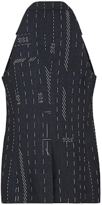 FENDI Blue Jacquard Single-Breasted Casual Vest. FJ0794AR91F03LQ Lookbook FENDI Blue Jacquard Single-Breasted Casual Vest. FJ0794AR91F03LQ