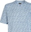 Purchase FENDI Blue Logo Printed Oversized Crewneck T-Shirt SS24. FY0936AR79F0GCT