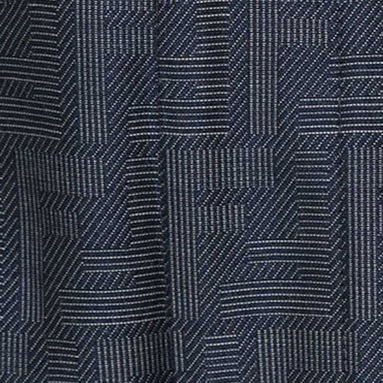 Purchase 芬迪 蓝色中腰标志提花褶皱休闲裤. FB0767APOKF0QA2