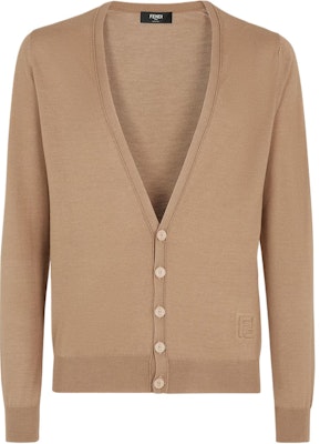 FENDI Brown Knitted Long-Sleeve Sweater with Embossed Logo Details. FZC491AR88F0TZ8 Buy FENDI Brown Knitted Long-Sleeve Sweater with Embossed Logo Details. FZC491AR88F0TZ8