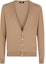 Buy FENDI Brown Knitted Long-Sleeve Sweater with Embossed Logo Details. FZC491AR88F0TZ8
