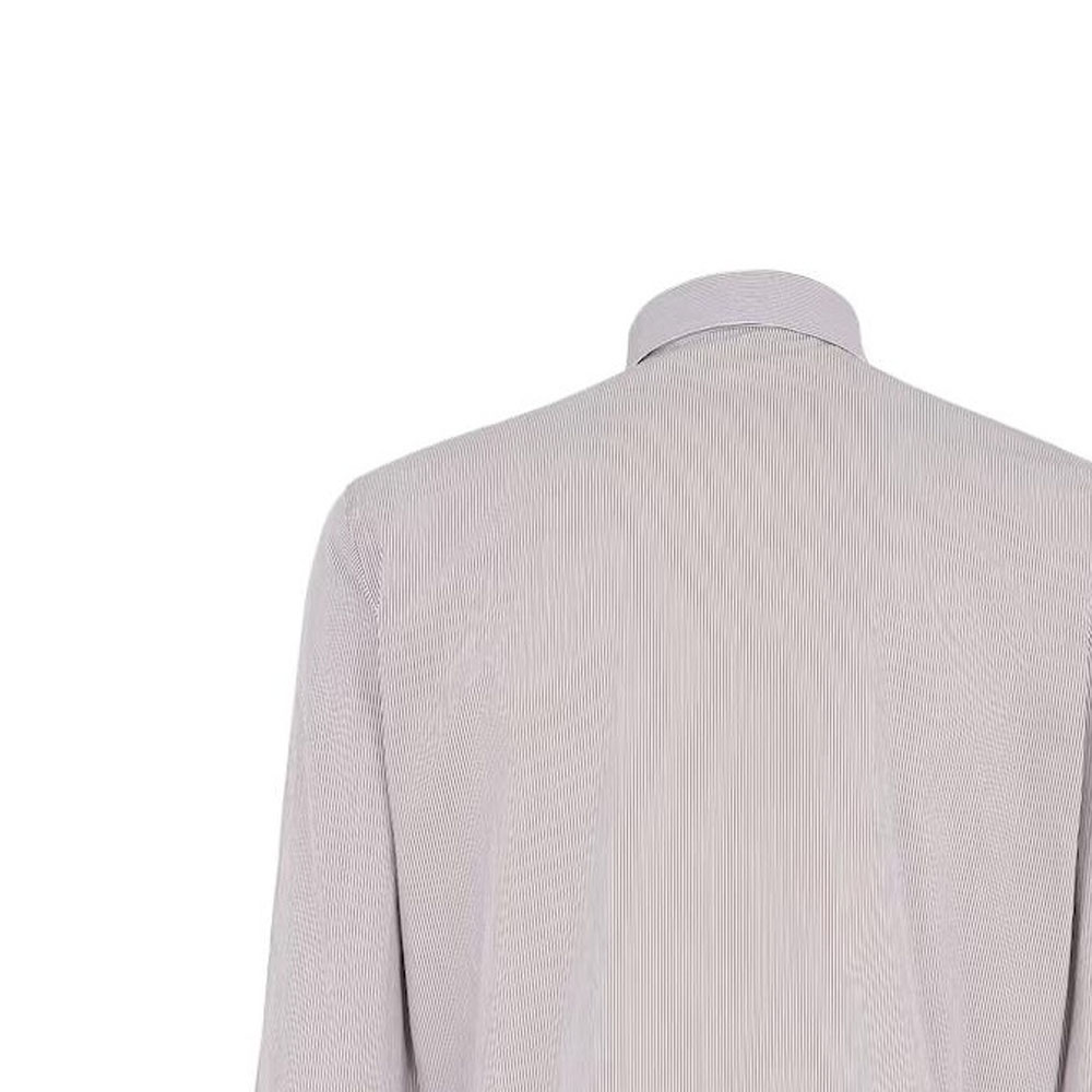 Cheap FENDI 棕色条纹长袖钮扣衬衫 FS0585APQ3F06WU