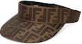 Order FENDI Brown UV Protection Hat with Logo Design - Cotton, Polyamide, Polyester. FXQ766AAG9F15B6