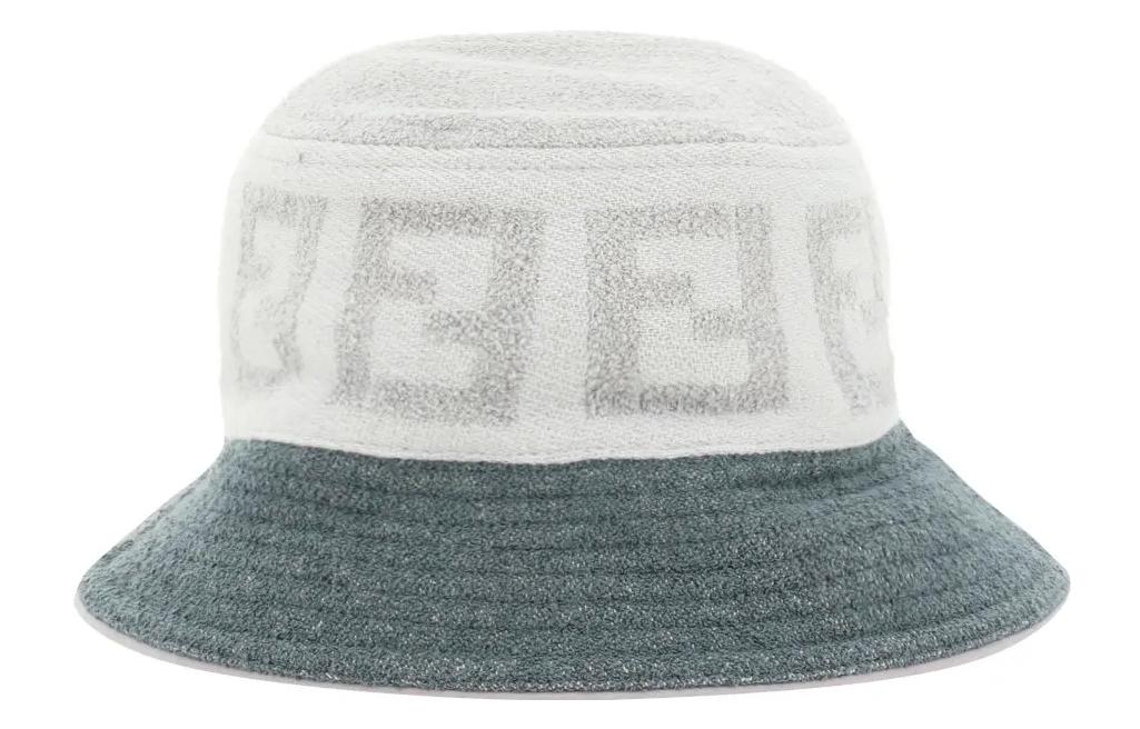 FENDI  Bucket Hat with FF Motif in Gray. FXQ958AN94F0QZ0