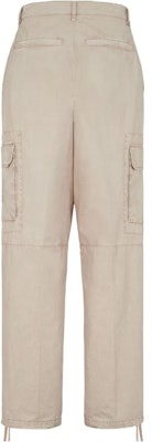 FENDI Casual Pants Light Brown Solid Color with Logo Embroidery. FB0886AO6YF1LU2 Lookbook FENDI Casual Pants Light Brown Solid Color with Logo Embroidery. FB0886AO6YF1LU2