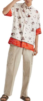 FENDI Casual Pants Light Brown Solid Color with Logo Embroidery. FB0886AO6YF1LU2 Shop FENDI Casual Pants Light Brown Solid Color with Logo Embroidery. FB0886AO6YF1LU2