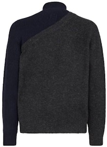 펜디 컬러블록 하프터틀넥 롱슬리브 스웨터. FZC459APP4F1MOX Lookbook 펜디 컬러블록 하프터틀넥 롱슬리브 스웨터. FZC459APP4F1MOX