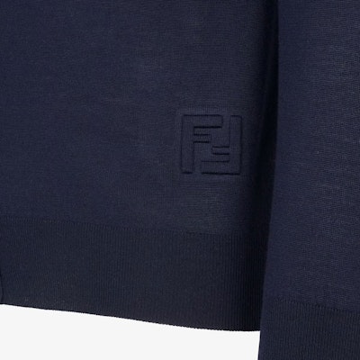 FENDI Deep Blue V-Neck Button-Up Casual Knit Cardigan Sweater. FZC491AR88F0H5A Purchase FENDI Deep Blue V-Neck Button-Up Casual Knit Cardigan Sweater. FZC491AR88F0H5A