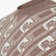 Details for FENDI FW22 Brown Patterned Jacquard Knit Crewneck Sweater. FZX061AL3IF0UHM