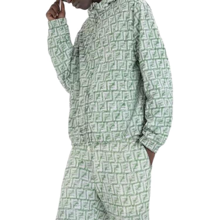 Details for 펜디 그린 리버시블 후드 재킷 올오버 프린트. FAA928AR9GF1MTQ