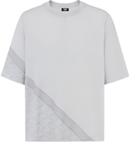 FENDI Grey Crew Neck Short Sleeve T-Shirt FAF682AN68F1N6G FENDI Grey Crew Neck Short Sleeve T-Shirt FAF682AN68F1N6G