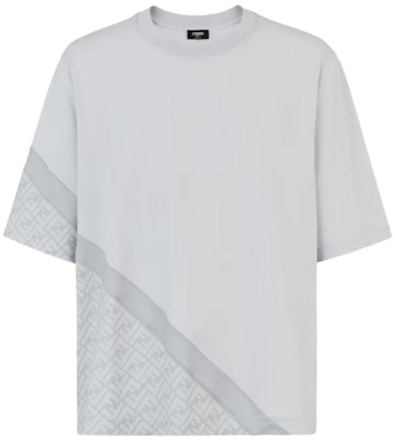 FENDI Grey Crew Neck Short Sleeve T-Shirt FAF682AN68F1N6G Order FENDI Grey Crew Neck Short Sleeve T-Shirt FAF682AN68F1N6G