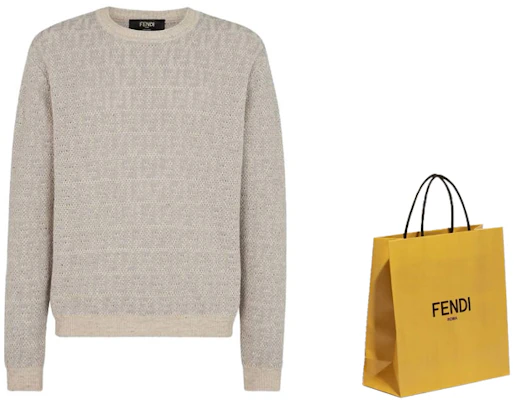 フェンディ グレー クルーネック 長袖 ルーズフィット セーター. FZX034AO5JF0GQK Shop フェンディ グレー クルーネック 長袖 ルーズフィット セーター. FZX034AO5JF0GQK