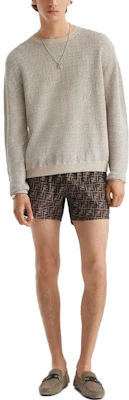 フェンディ グレー クルーネック 長袖 ルーズフィット セーター. FZX034AO5JF0GQK Purchase フェンディ グレー クルーネック 長袖 ルーズフィット セーター. FZX034AO5JF0GQK