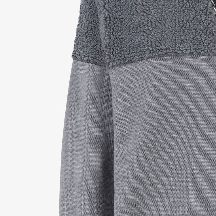 Details for FENDI 灰色半拉链高领针织休闲毛衣 FZC460AQKZF1MU3