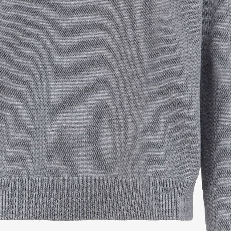 Sizing FENDI 灰色半拉链高领针织休闲毛衣 FZC460AQKZF1MU3