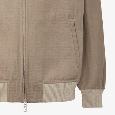 FENDI Grey Letter Print Zip-Up Long Sleeve Jacket. FW0162AR9AF1MTH Cheap FENDI Grey Letter Print Zip-Up Long Sleeve Jacket. FW0162AR9AF1MTH